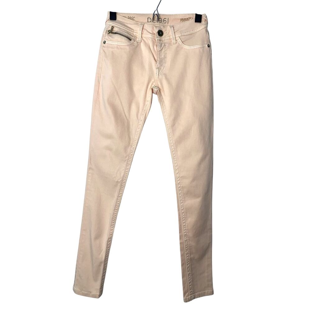 DL1961 Womens Peach Amanda Skinny Stretch Jeans Size 24